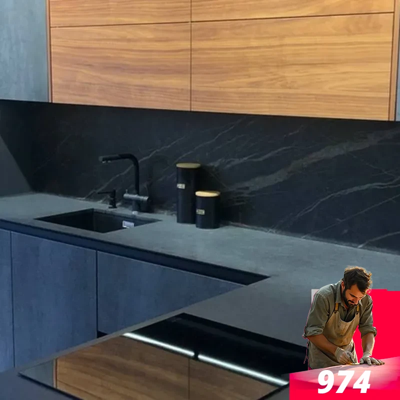 Un matériau sublime et une pose impeccable. Merci Marbrerie Décoration !
