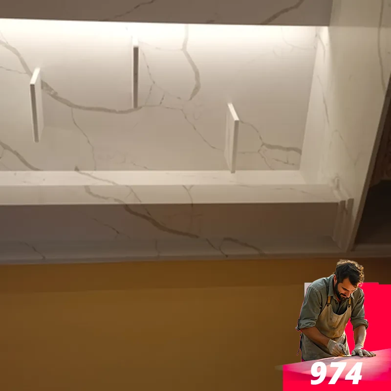 Une installation impeccable et un rendu splendide ! Mon plan de travail en céramique est parfait. Bravo Marbrerie Décoration !